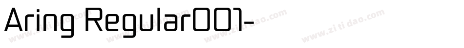 Aring Regular001字体转换